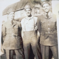 From left, unknown, Andy Harding, Wilfred &quot;Boomer&quot; Harding 