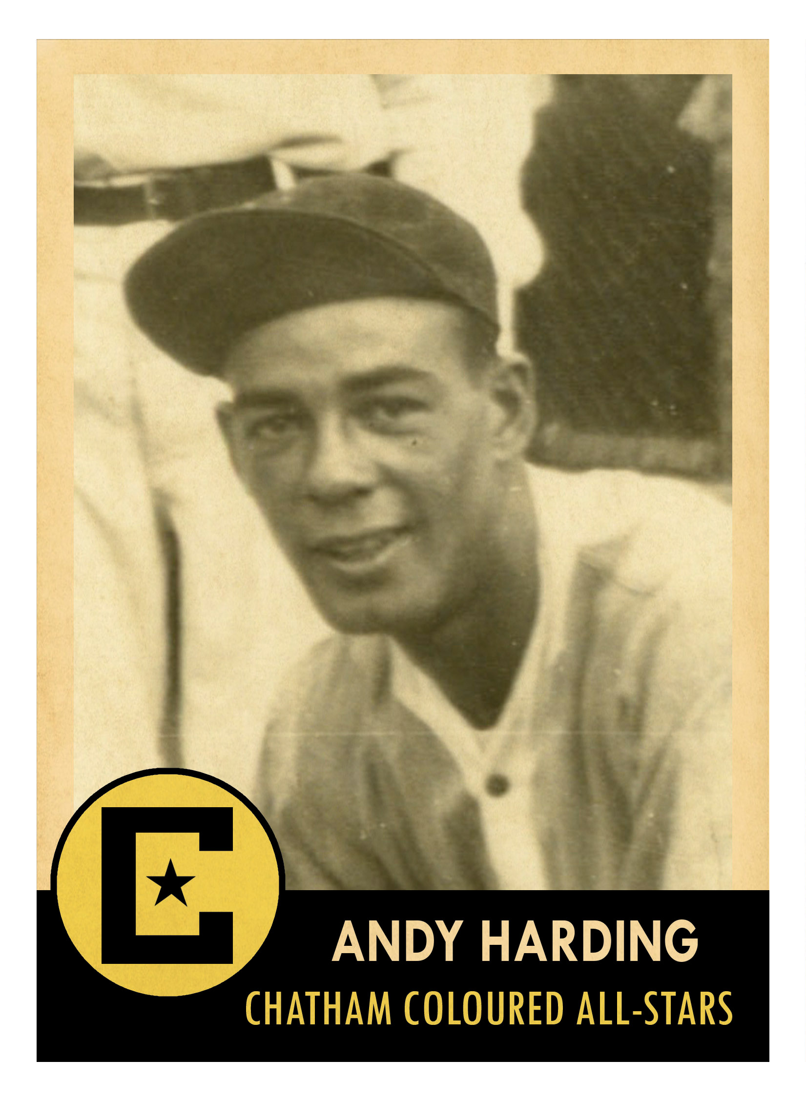 Andy Harding in baseball uniform