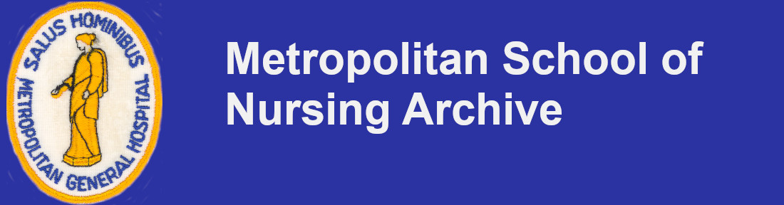 Metropolitan School of Nursing Archive