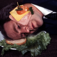 Study for &quot;Co-President, N.E. Thing Co., As An Open Faced Sandwich&quot;