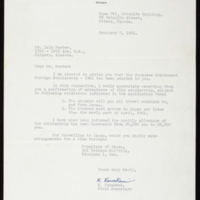 Letter from K. Kamakami to IAIN BAXTER&amp;