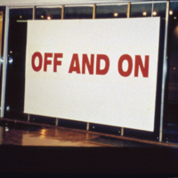 OFF AND ON (installation view)