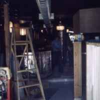 Eye Scream Restaurant under construction (interior)