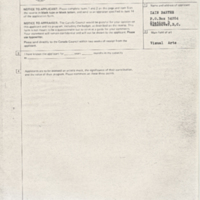 Arts Grant &quot;A&quot; letter of appraisal, Canada Council [photocopy page]