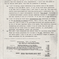 Arts Grant &quot;A&quot; letter of appraisal, Canada Council [photocopy page]