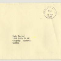 General correspondence [envelope]