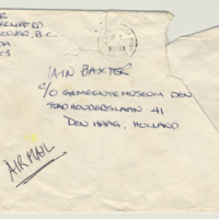 General correspondence, envelope