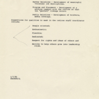 Labatt&#039;s stuff, retired employees project outline correspondence and project outline with supporting documentation regarding Honeywell Retiree Volunteer Project [HRVP]