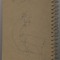 Journal/ sketchbook [back cover]