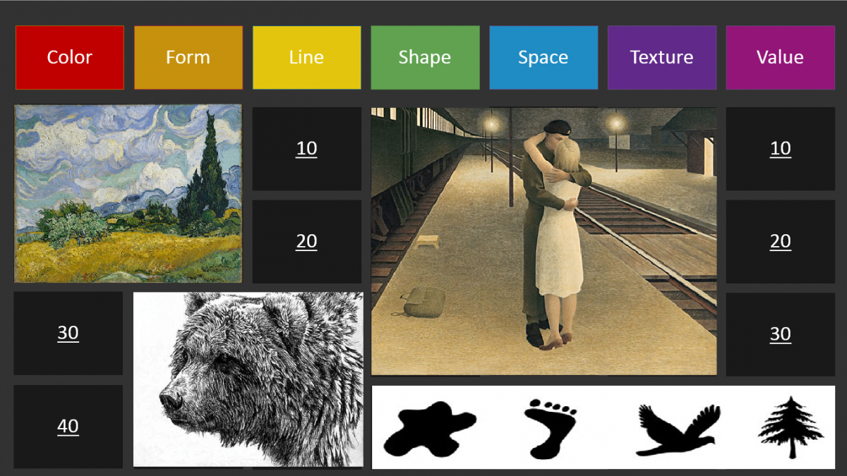 Elements of Design Jeopardy Game – The Multiliteracies Project
