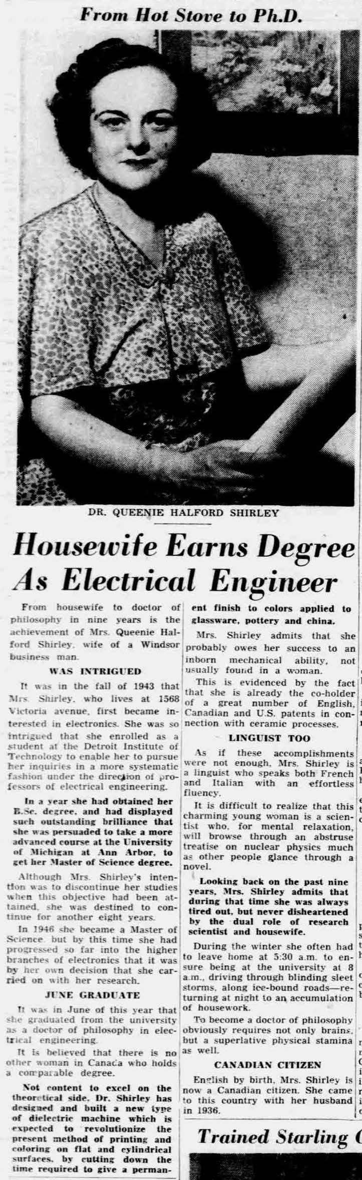 From Hot Stove to Ph.D: Housewife Earns Degree as Electrical Engineer