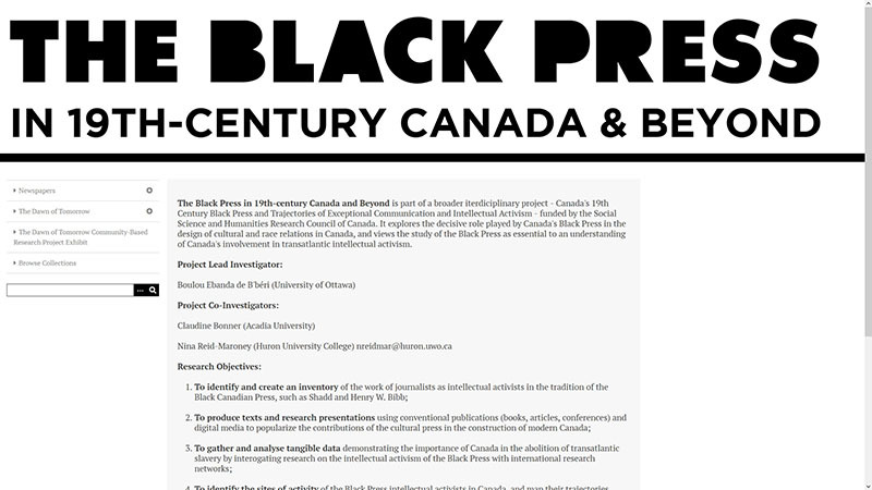 The Black Press in 19th-century Canada and Beyond (thumbnail)