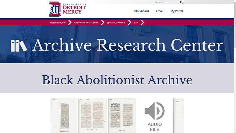 Black Abolitionist Archive (thumbnail)